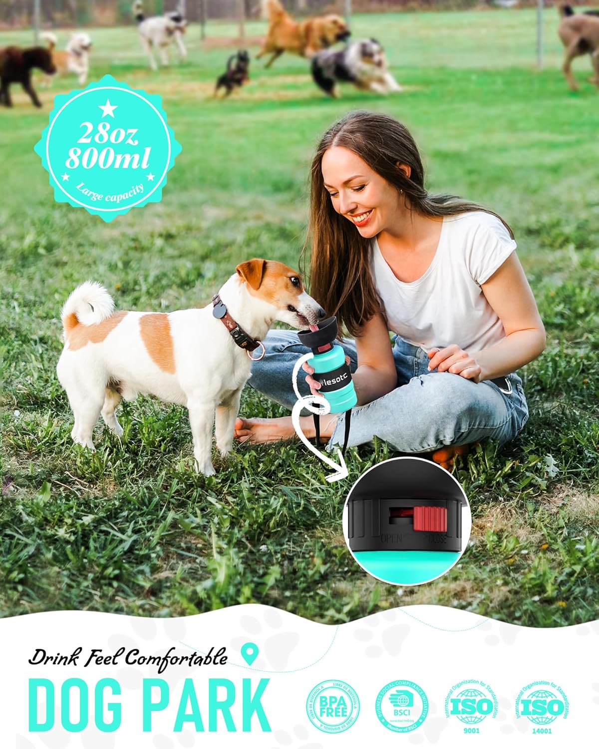 28oz Portable Dog Water Bottle Dispenser-3.5Gen-3