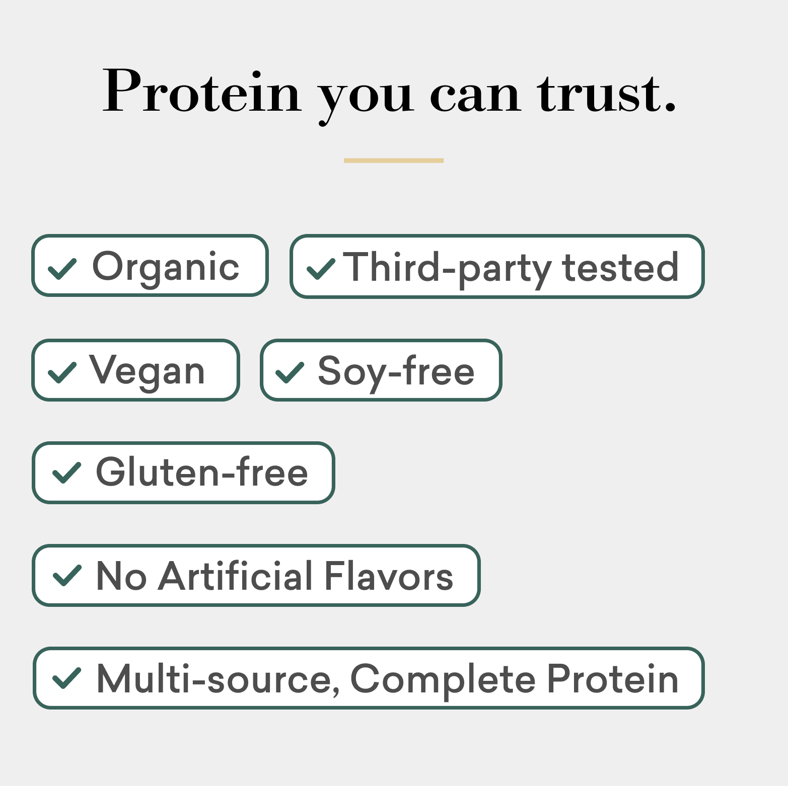 Natural Protein Blend